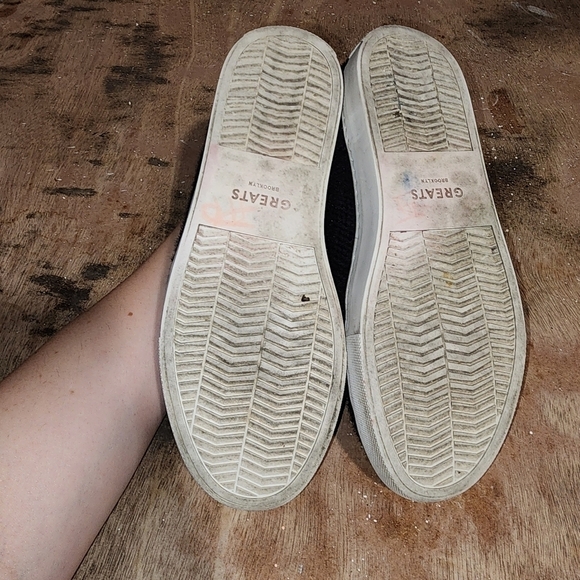 GREATS Brooklyn Black Sneakers 10 - Picture 8 of 10